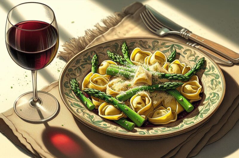 Spárgás tortellini